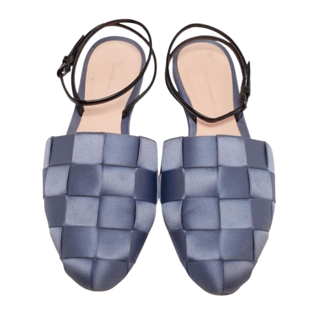 Marco de Vincenzo Basket Weave Flats Womens Size 8